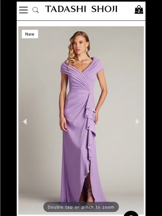 Tadashi crepe dress
Lavender
Worn once
Large - Picture 2 of 10